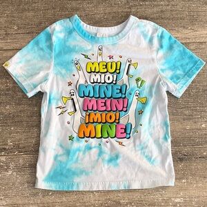Disney Finding Nemo birds graphic Mine kid’s youth tie-dye t-shirt